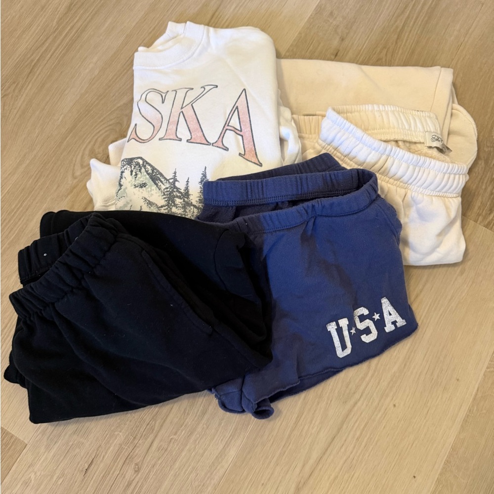 Hollister Navy Blue Track Pants